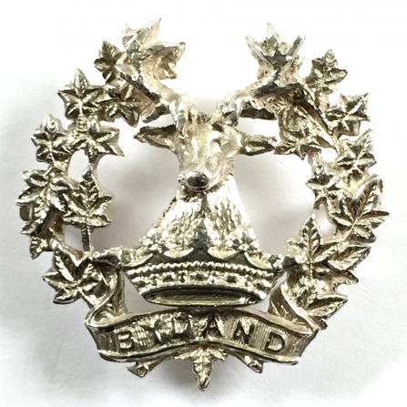 WW1 Gordon Highlanders 1918 Hallmarked Silver Scottish Regimental Sweetheart Brooch by Henry Tatton, Edinburgh.