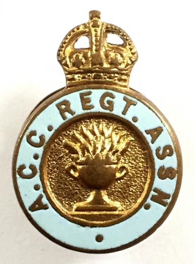 Army Catering Corps Regimental Association Lapel Badge by J.R.Gaunt, London.