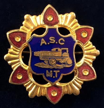 Army Service Corps Mechanical Transport, ASC army truck sweetheart brooch