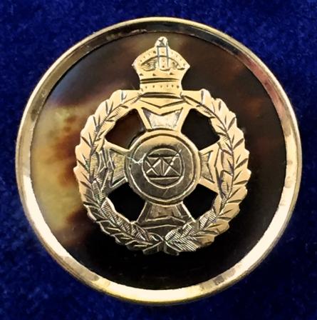 WW1 19th County of London Battalion St Pancras gold plated sweetheart brooch