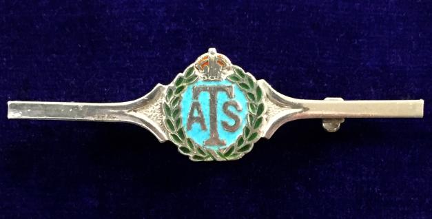 Auxiliary Territorial Service ATS silver sweetheart brooch