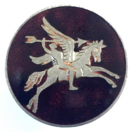 Parachute Regiment Airborne Pegasus circa 1950's Enamel Badge.