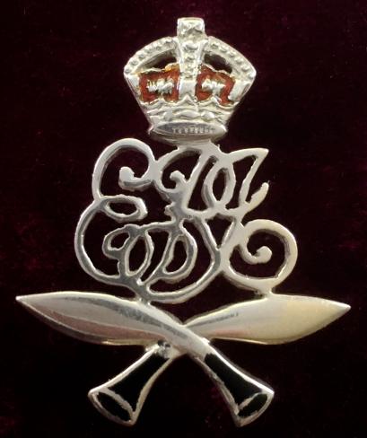 2nd King Edward VII's Own Gurkha Rifles (Sirmoor Rifles) Sweetheart Brooch.