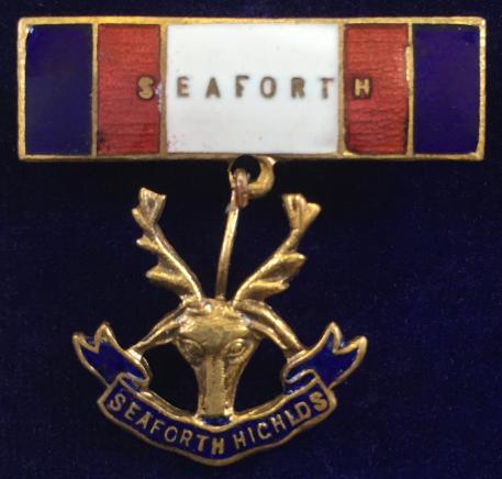 Seaforth Highlanders (Ross-shire Buffs) Scottish regimental sweetheart brooch