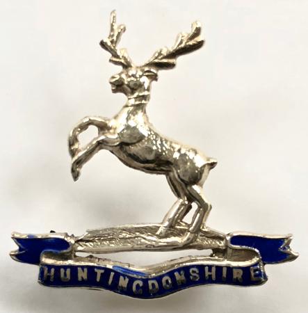 Huntingdonshire Cyclist Battalion silver sweetheart brooch