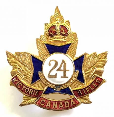 Canadian CEF 24th Infantry Battalion sweetheart brooch