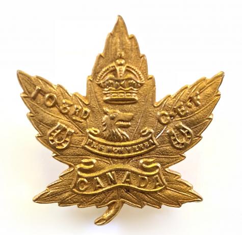 Canadian CEF 103rd Infantry Battalion sweetheart brooch