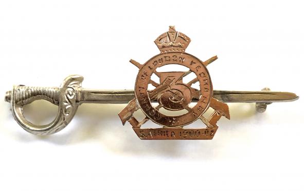 3rd County of London Yeomanry Sharpshooters 1916 sweetheart brooch