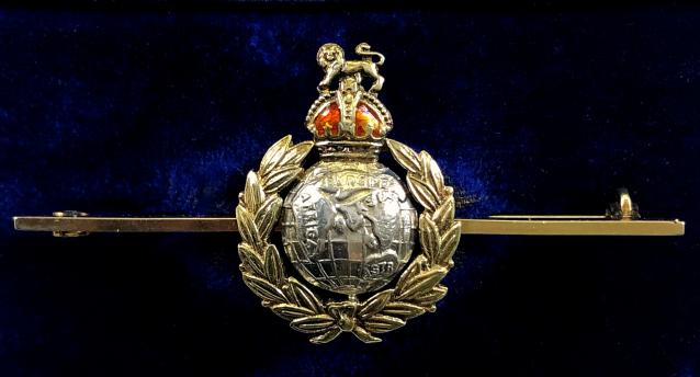 Royal Marines gold regimental sweetheart brooch