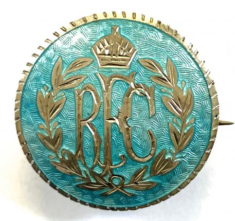 WW1 Royal Flying Corps silver RFC sweetheart brooch