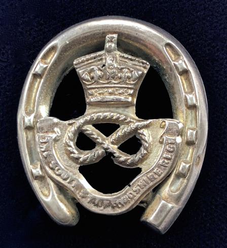 South Staffordshire Regiment 1914 silver sweetheart brooch
