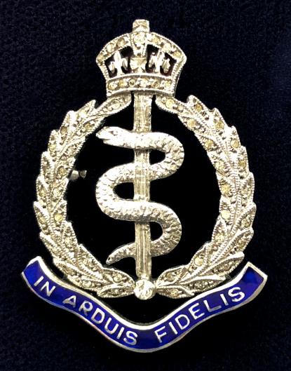 Royal Army Medical Corps diamanté sweetheart brooch by Ciro London