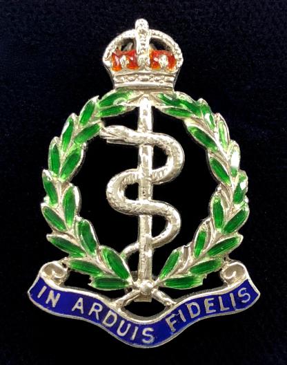 Royal Army Medical Corps silver sweetheart brooch