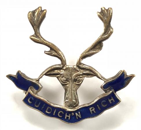WW1 Seaforth Highlanders Scottish regimental sweetheart brooch