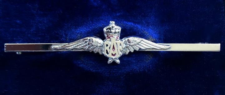 WW2 Royal Air Force pilot's wing RAF sweetheart bar brooch