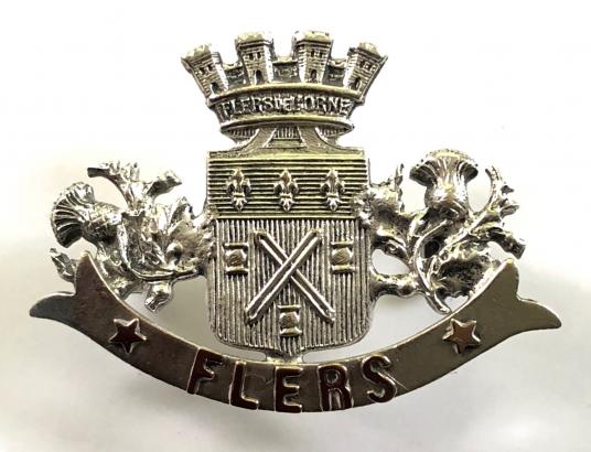 WW1 Battle of Flers French Town crest sweetheart brooch