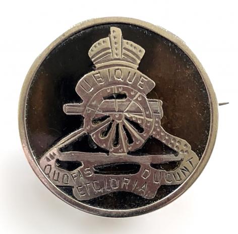 WW1 Royal Artillery silver sweetheart brooch