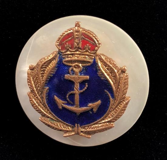 WW1 Royal Navy mother of pearl sweetheart brooch