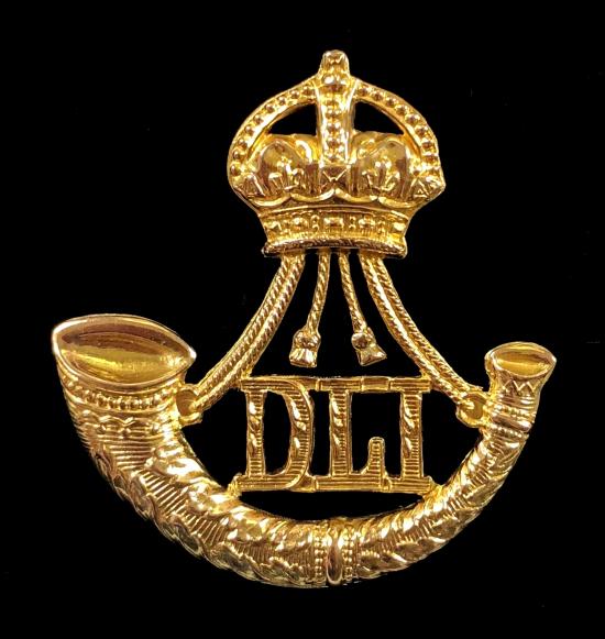 Durham Light Infantry 1914 gold regimental brooch
