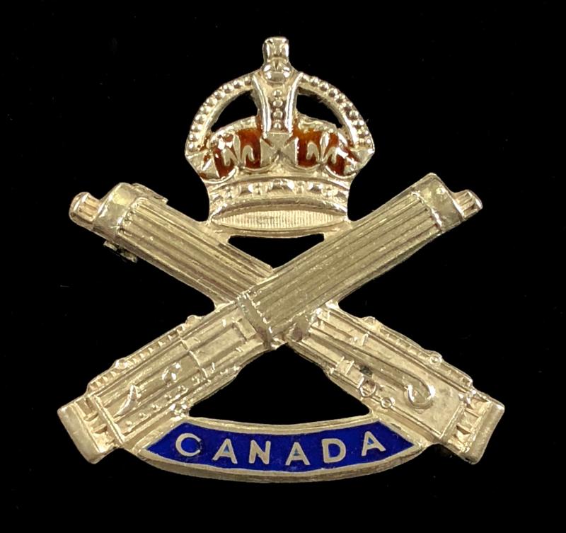 Canadian Machine Gun Corps silver regimental sweetheart brooch