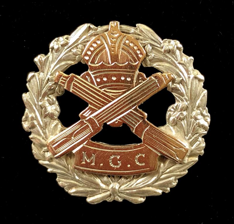 Machine Gun Corps MGC silver regimental sweetheart brooch