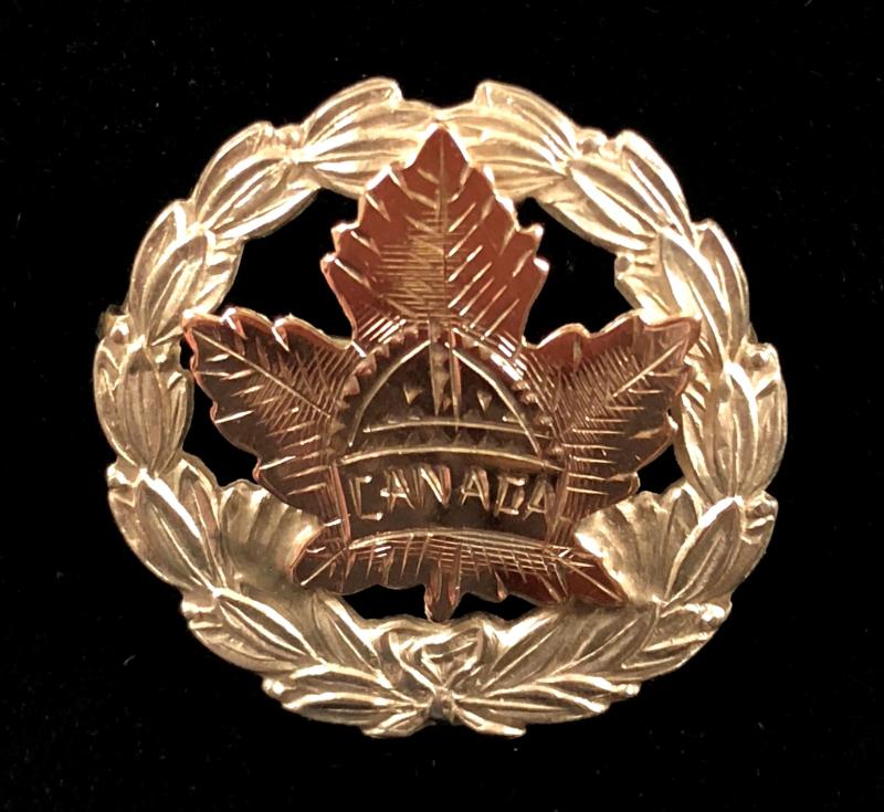 Canadian Military Forces silver regimental sweetheart brooch