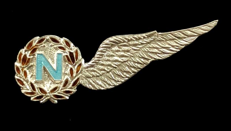 Royal Air Force Navigator Brevet silver & enamel RAF pin brooch