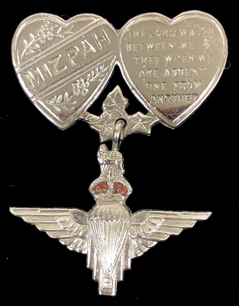 Parachute Regiment Mizpah sweetheart brooch