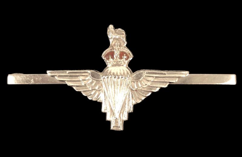 Parachute Regiment silver sweetheart bar brooch